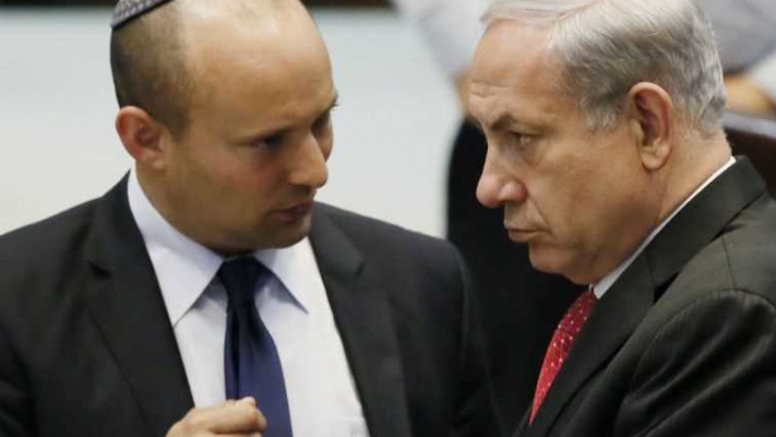 מתכנן את צעדיו. בנימין נתניהו נפתלי בנט, צילום: מרים אלסטר, פלאש 90