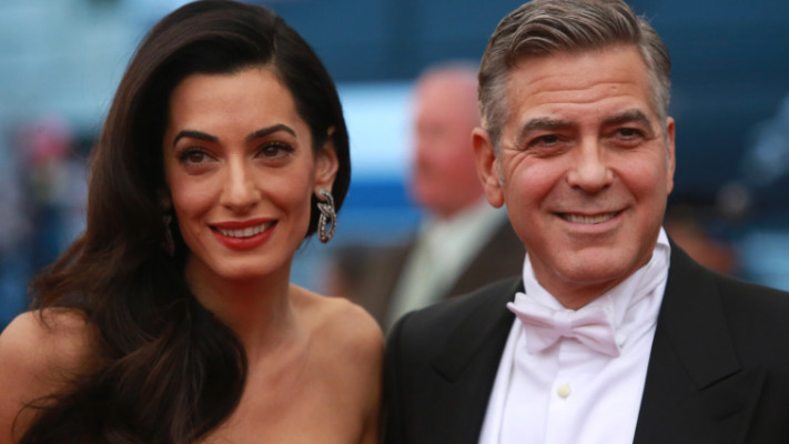 יוזמה למען ילדי לבנון. ג'ורג' ואמאל קלוני (רויטרס)