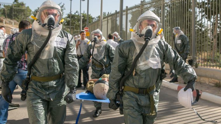 "סוגיה מרכזית ומאתגרת", תרגיל של פיקוד העורף. צילום: פלאש 90