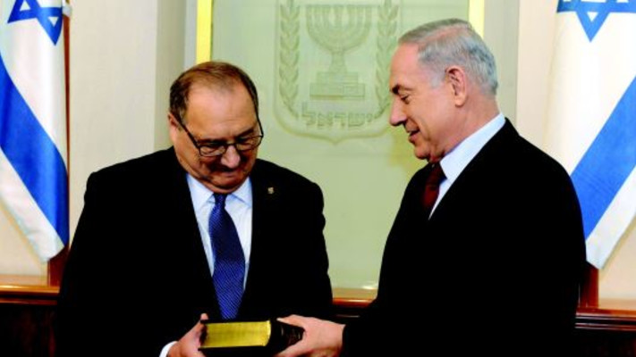 בנימין נתניהו ואייב פוקסמן