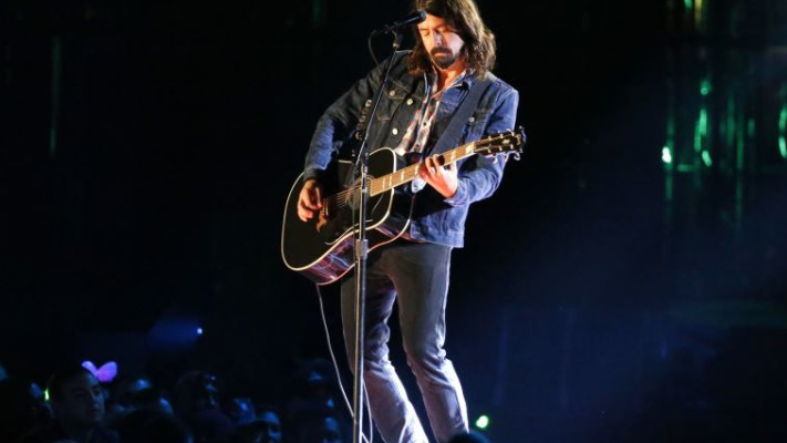 דייב גרוהל, סולן הפו פייטרס. צילום: רויטרס