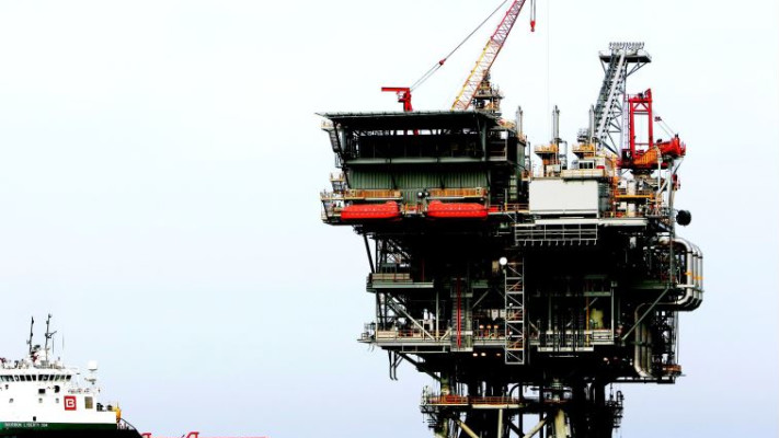 אסדת קידוח מערבית לאשדוד. צילום: רויטרס