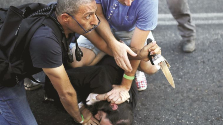 שליסל, לאחר שנלכד במצעד הגאווה ב-2015. צילום: רויטרס