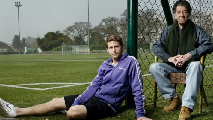 ליאור ייני עם בנו שרן. צילום: רלי אברהמי