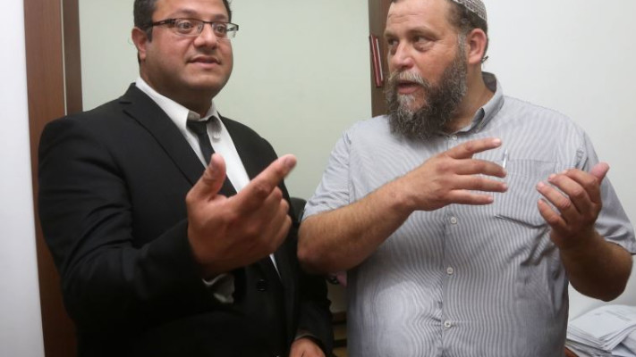 איתמר בן גביר ובנצי גופשטיין. צילום: מרק ישראל סלם 