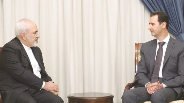 אסד וזריף. הנוכחות האיראנית בסוריה תעמוד בראש סגדר היום. 