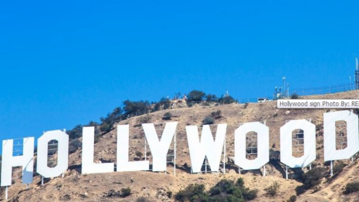 השלט בכניסה להוליווד