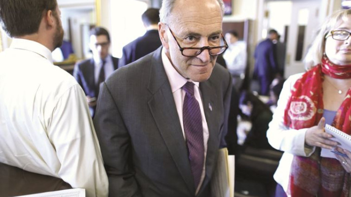 מנהיג הדמוקרטים בסנאט צ'רלס שומר. צילום: רויטרס