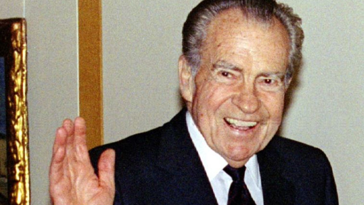 קשבנו השתרבב גם לפרשת ווטרגייט. הנשיא לשעבר ניקסון. צילום: רויטרס