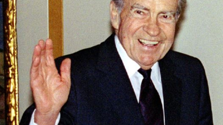 נשיא ארה''ב לשעבר ריצ'ארד ניקסון