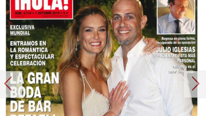 בר רפאלי ועדי עזרא כלה וחתן. שער המגזין הספרדי &quot;הולה&quot;