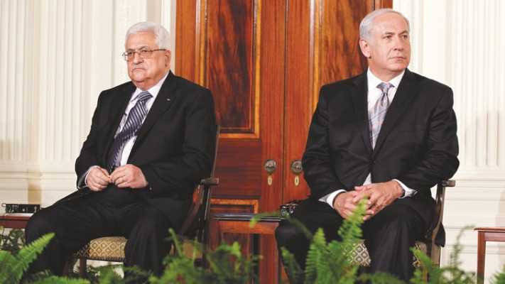 בנימין נתניהו ואבו מאזן