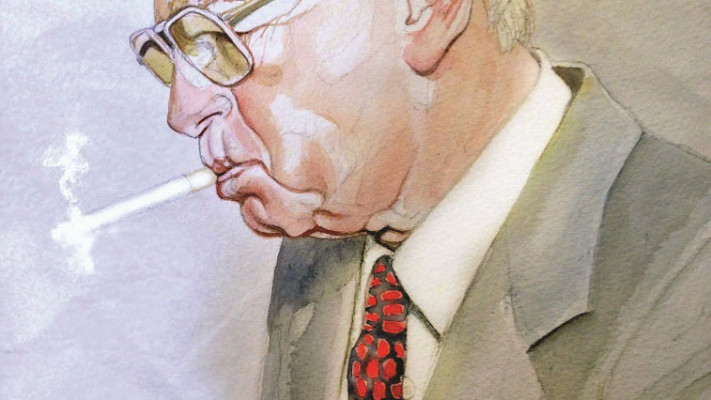 יצחק רבין, איור: נעמי ליס-מיברג 