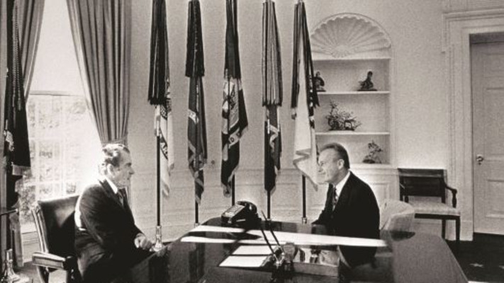 רבין נפגש עם ניקסון