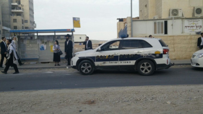 זירת פשע בבית שמש (למצולמים אין קשר לכתבה)