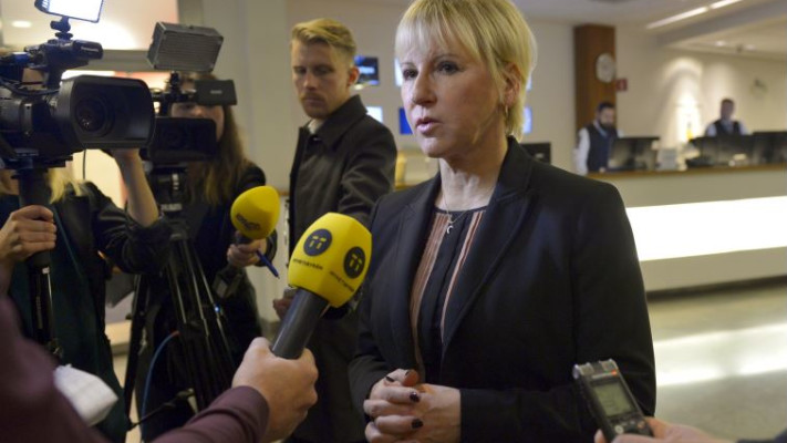 מרגוט וולסטרום שרת החוץ השוודית צילום: רויטרס