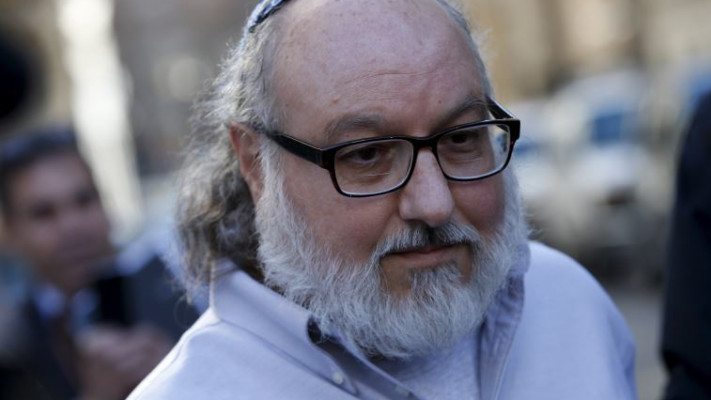 המרגל הישראלי ג'ונתן פולארד אחרי שחרורו, בניו יורק. צילום: רויטרס