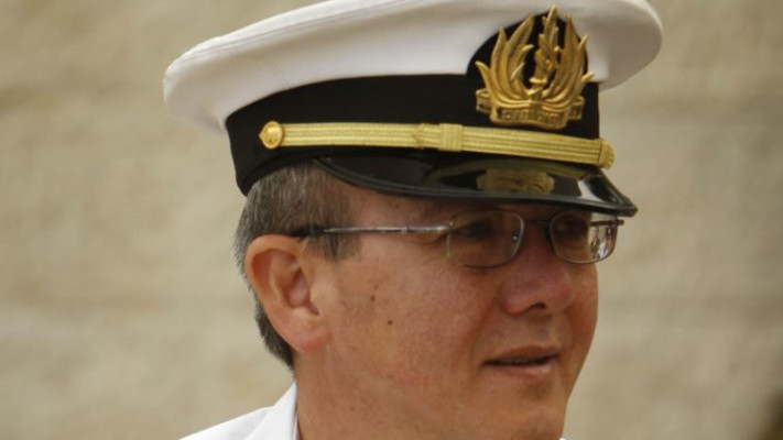 אליעזר מרום במהלך שירותו כמפקד חיל הים. גם הוא נחקר בפרשה. צילום: מרים אלסטר, פלאש 90