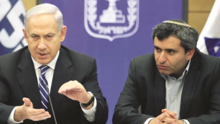 נתניההו ואלקין. צילום: מרק ישראל סלאם