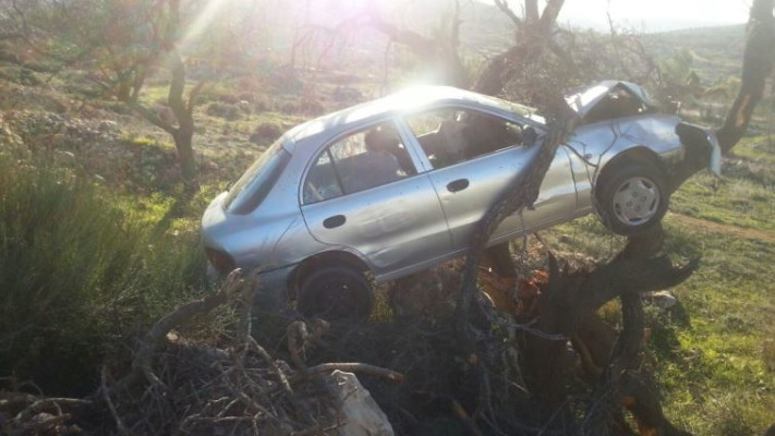 הרכב מפיגוע הדריסה. &quot;טס לעברנו&quot;. צילום: דוברות מד&quot;א ירושלים