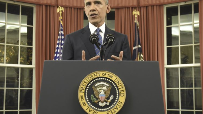 מתנגד ל&quot;מגפיים על&quot;, הנשיא ברק אובמה. צילום: רויטרס
