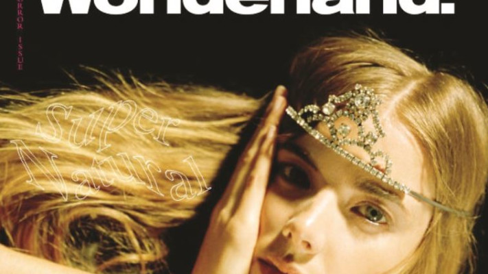 אגנס דין על שער מגזין Wonderland. צילום מסך