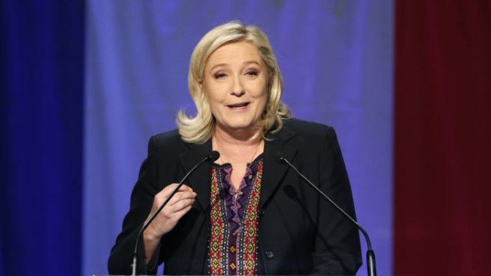 מארין לה פן. האם האירועים הביטחוניים האחרונים בצרפת יעניקו לה עוד קולות? צילום: רויטרס