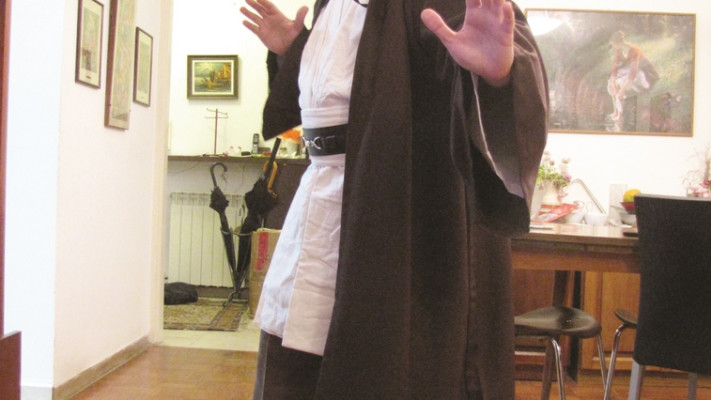 רמי אביגדול לבוש לפרמיירה של &quot;מלחמת הכוכבים: הכוח מתעורר&quot;. צילום פרטי