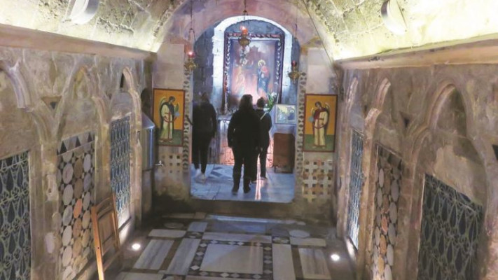 פנים הכנסיה. צילום: מיטל שרעבי