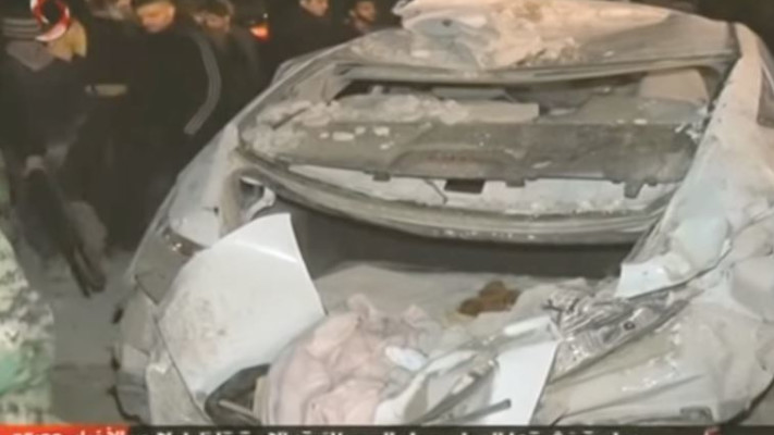 זירת חיסול סמיר קונטאר. צילום מסך