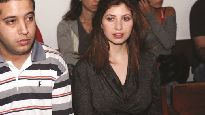 רד אלי, בת זוגו של ארז אפרתי במהלך משפטו. צילום: רוני שוצר, פלאש 90