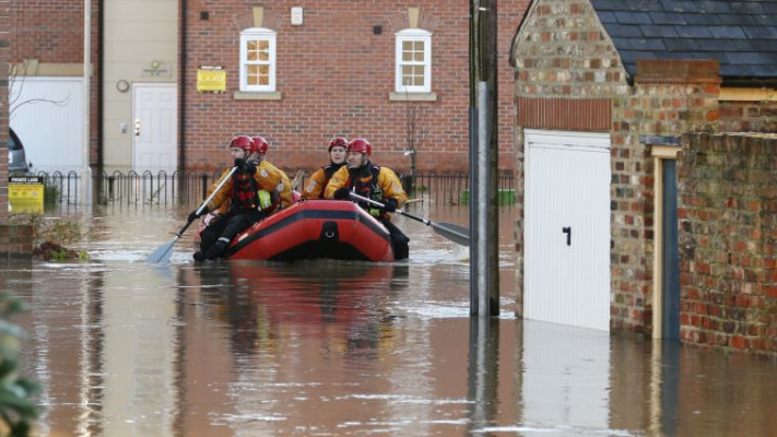 שיטפון באנגליה. צילום: רויטרס
