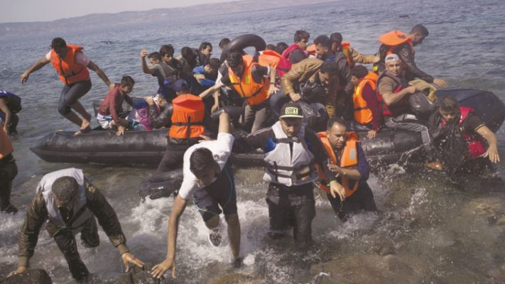פליטים מגיעים לאירופה . צילום: רויטרס