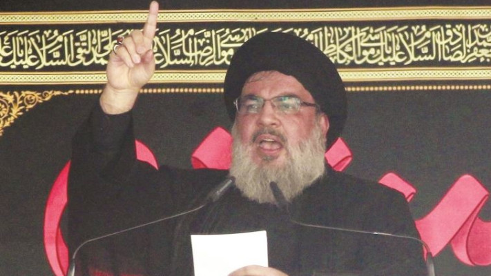 נסראללה. חיסולו יהיה ניצחון? צילום: רויטרס