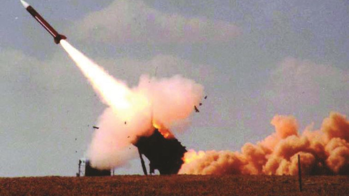 שיגור טיל פטריוט במלחמת המפרץ. צילום: רויטרס