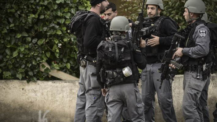 מצוד משטרתי, ארכיון. צילום: תומר ניוברג, פלאש 90