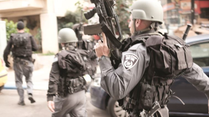 החיפושים אחר המחבל. צילום: צילום:תומר ניוברג, פלאש 90