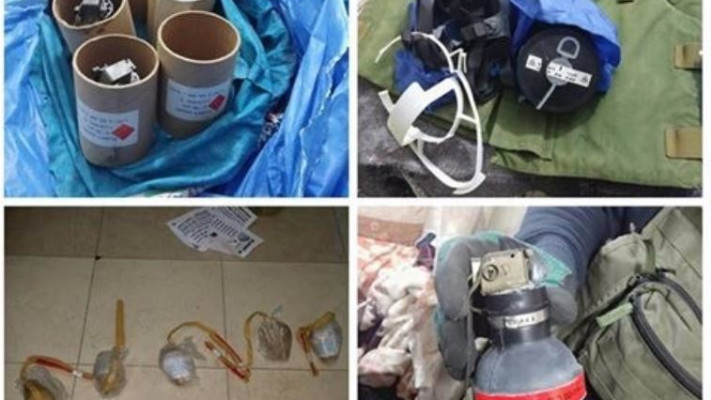 כלי נשק שנתפסו בזכות פעילות המשטרה. צילום: דוברות המשטרה