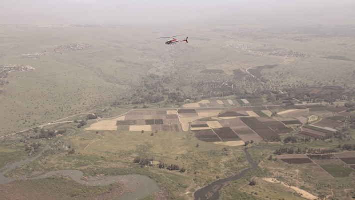 מגוון נופים, מבט מלמעלה. צילום: דובר צה&quot;ל
