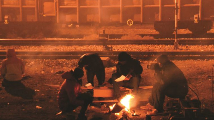 פליטים סורים בסרביה. צילום: תמר דרסלר