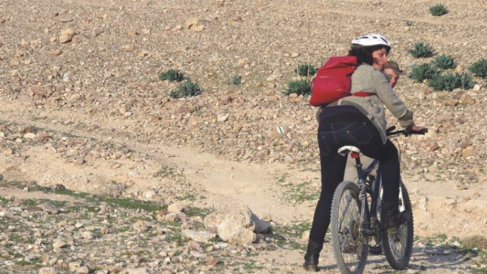 טיול אופניים, כפר הנוקדים. צילום: מיטל שרעבי