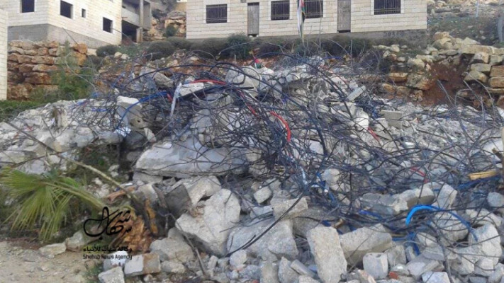 הריסת בית מחבל. ארכיון: צילום מסך פייסבוק