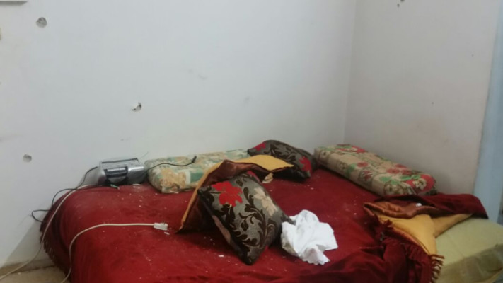 דירת המסתור של נשאת מלחם. צילום: ללא קרדיט