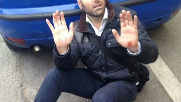 דוד אמסלם, מורה שנדקר באירוע בצרפת