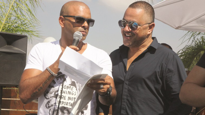 בני פרץ ואייל גולן בימים יפים יותר (צילום: אלוני מור)