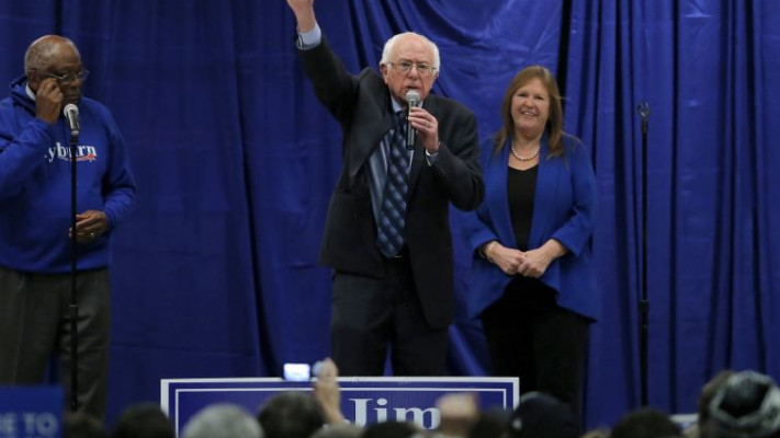 ברני סנדרס בקמפיין לנשיאות. צילום: רויטרס