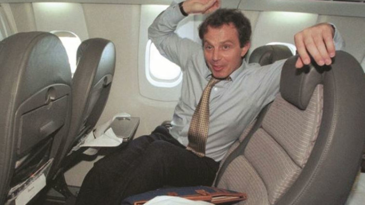 טוני בלייר בקונקורד, צילום: רויטרס