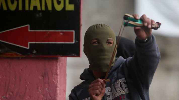 עימותים בחברון. צילום: פלאש 90