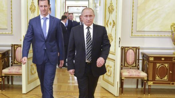 ולדימיר פוטין ובשאר אל אסד