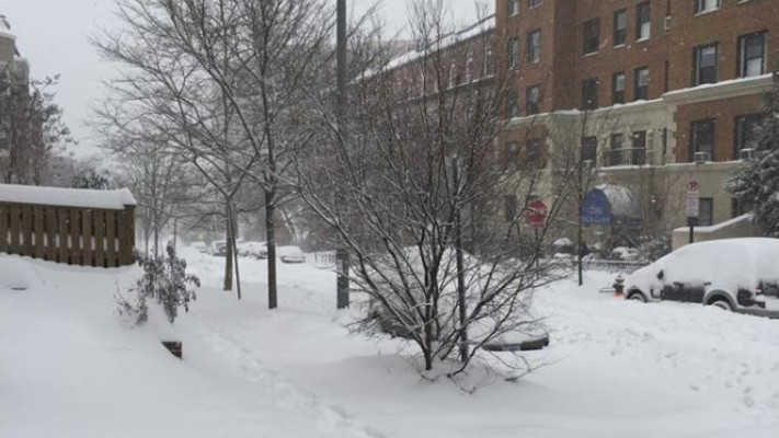 מוקד הסערה, וושינגטון  מושלגת, צילום: איתי מזרב